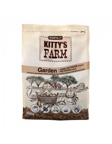 Kitty's FARM GARDEN Aukštos klasės bėgrūdis maistas