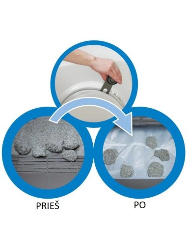 Pusiau automatinis tualetas