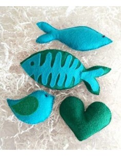 Žaislų rinkinys, mėlynas