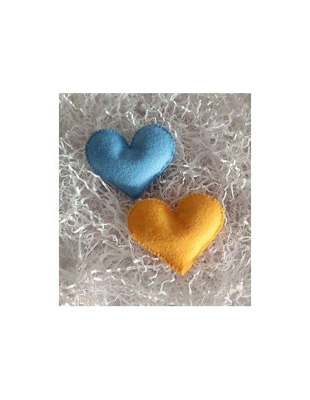 Žaislų rinkinys širdelės