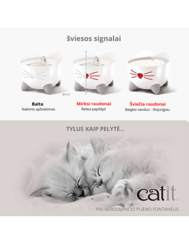 Automatinė gertuvė Catit PIXI su plieniniu viršumi