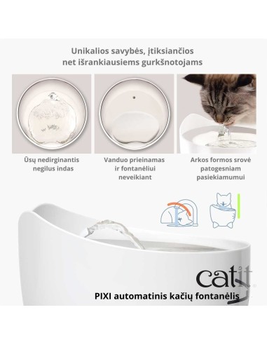 Fontanėlis Catit PIXI rožinis