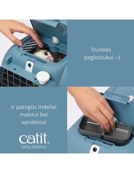 Boksas Catit  Catit Voyageur carrier, mėlynas