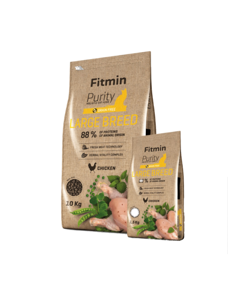 Fitmin Purity Holistinis begrūdis maistas stambių veislių katėms
