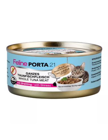Feline porta konservai su tunu ir ledžuve 90 - 400g