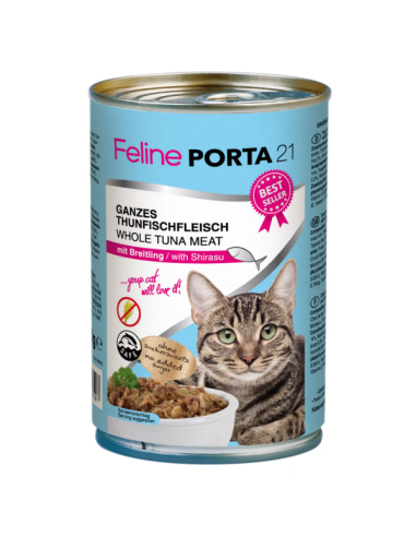 Feline porta konservai su tunu ir ledžuve 90 - 400g