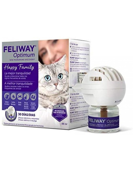 Feliway optimum feromonų sklaidytuvas su buteliuku, 48ml