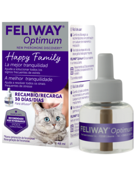 Feliway optimum feromonų sklaidytuvo papildymas, 48ml
