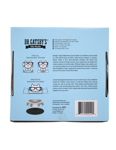 Catsby ergonominis indelis katėms nerūdijančio plieno