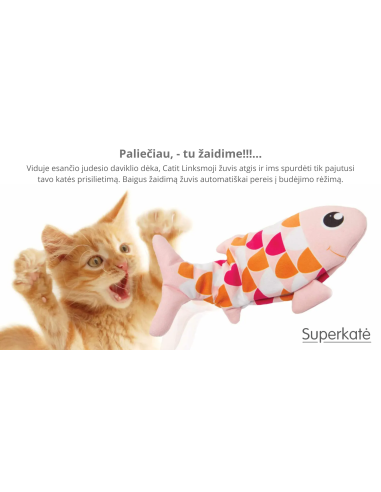 Catit Elektroninis žaislas "Linksma žuvis" (Groovy Fish)