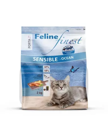 Feline finest Ocean sensible begrūdis maistas kastėms su jautriu virškinimu