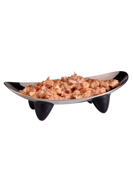Plėšytos mėsos konservai  Porta Feline Finest konservai su tunu ir krevetėmis, 85g