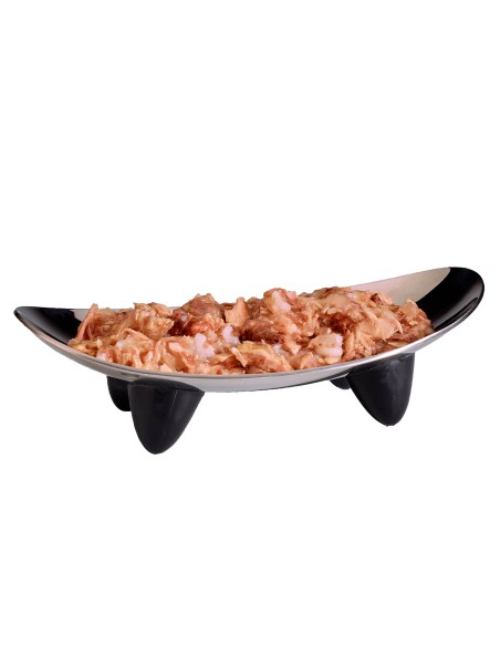Plėšytos mėsos konservai Porta Feline Finest kačiukams su tunu ir alaviju, 85g