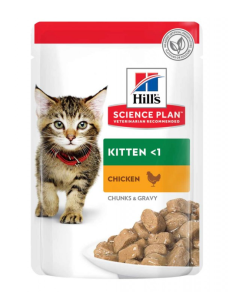 Hill's šlapias maistas kačiukams su vištiena, 85g