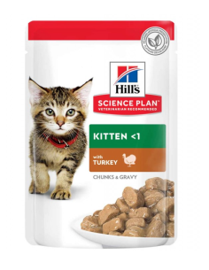 Hill's šlapias maistas kačiukams su kalakutiena, 85g