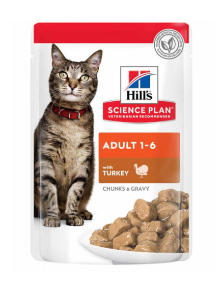 Hill's šlapias maistas katėms su kalakutiena, 85g