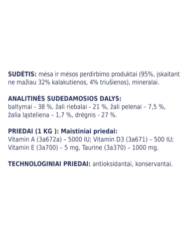 PREMIUM MĖSOS LAZDELĖ SU KALAKUTIENA IR TRIUŠIENA, 5g