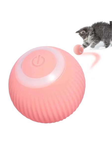 Savaime judantis kačių žaislas, rožinis