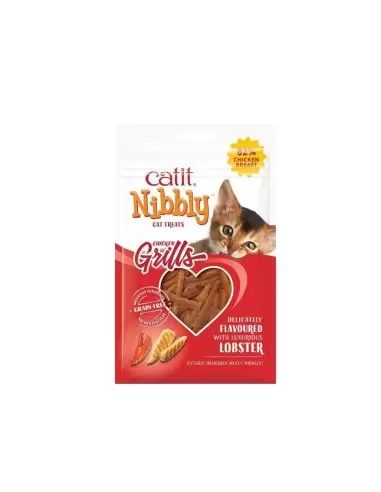 Catit Nibbly Grills skanėstas katėms su vištiena ir omarais, 30 g