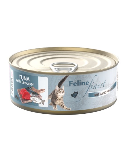PORTA21 Feline Finest Tuna su grupuotoju 85g.