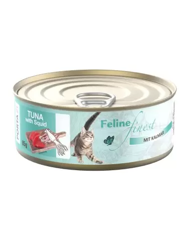 PORTA21 Feline Finest Tuna su kalmarais 85g