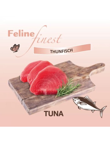 Plėšytos mėsos konservai PORTA21 Feline Finest Tunas 85g.