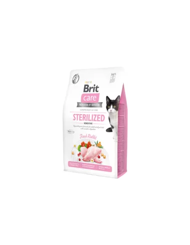 BRIT CARE Cat GF Sterilized Sensitive sausas begrūdis maistas sterilizuotoms katėms