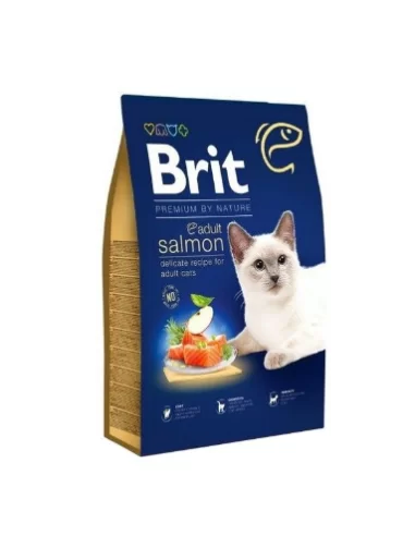 Brit Premium sausas maistas suaugusioms katėms su lašiša