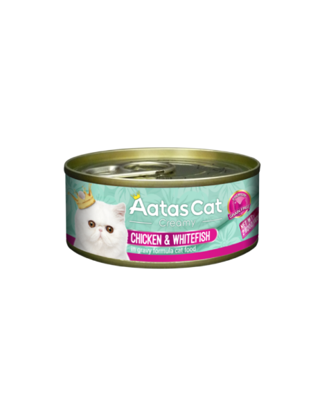 Aatas Cat konservai suaugusioms katėms su vištiena ir baltąja