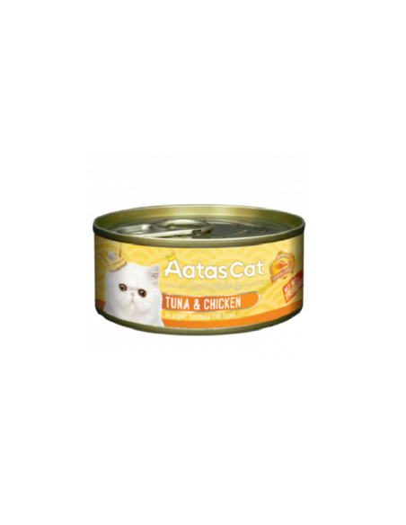 Aatas Cat konservai suaugusioms katėms su tunu ir vištiena, 80g