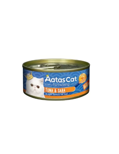 Aatas Cat konservai suaugusioms katėms su tunu ir skumbre, 80g