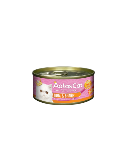 Aatas Cat konservai suaugusioms katėms su tunu ir krevetėmis
