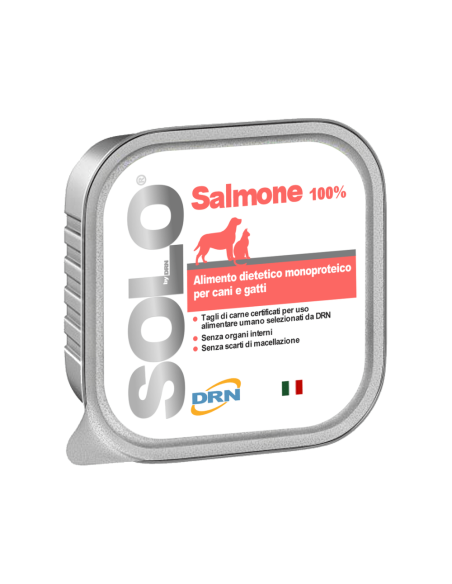 SOLO vieno baltymo pašaras šunims ir katėms SALMONE su lašiša