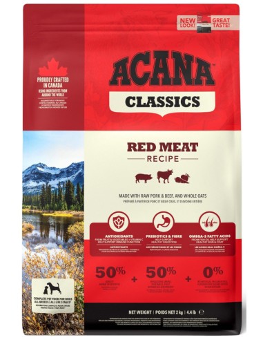 Acana Classic Red sausas maistas be grūdų, 2kg