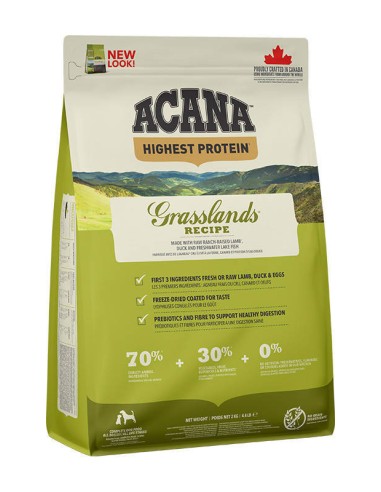 Acana Grasslands sausas maistas šunims, 2kg