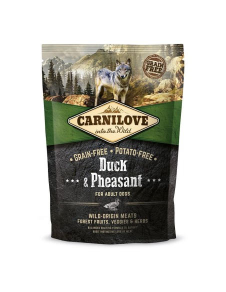 CARNILOVE sausas begrūdis maistas šunims Duck&Pheasant