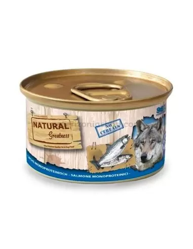 Natural Greatness begrūdžiai konservai šunims Salmon monoproteinic, 170g
