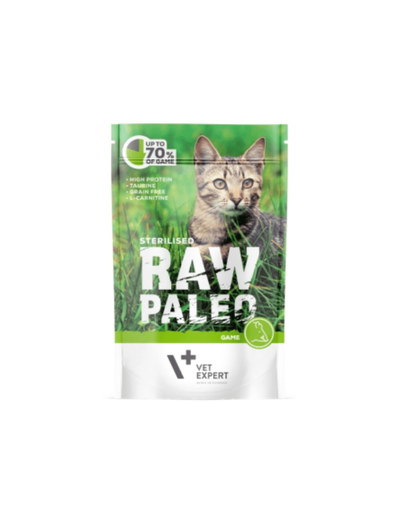 Raw Paleo Sterilized Cat paštetas steril. 