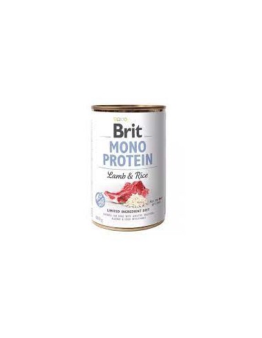 Brit Care kons. šunims Mono Protein Lamb&Rice 400 g