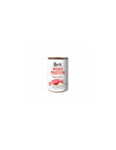 Brit Care kons. šunims Mono Protein Beef&Rice 400 g