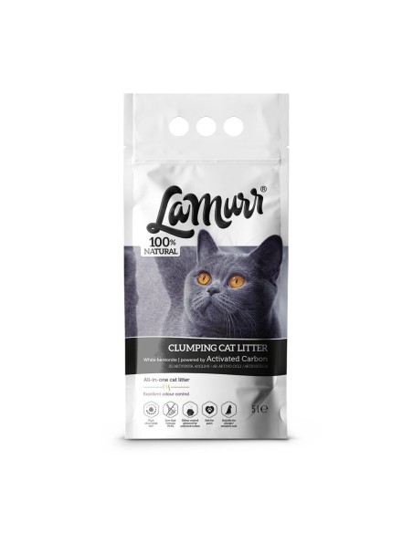 Sušokantis bentonitinis kačių kraikas LA MURR su aktyvuota