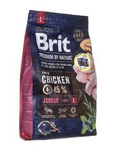 Brit Premium Junior L sausas maistas jauniems didelių veislių