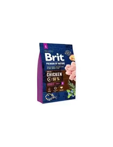 Brit Premium sausas maistas ADULT S, suaugusiems mažų veislių šunims
