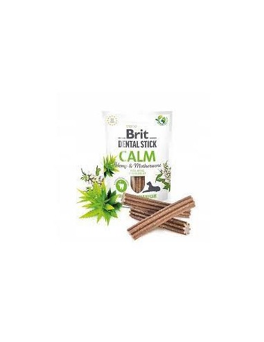 Brit Dental Stick skanėstas kramtymui Calm Hemp&Motherwort, 7
