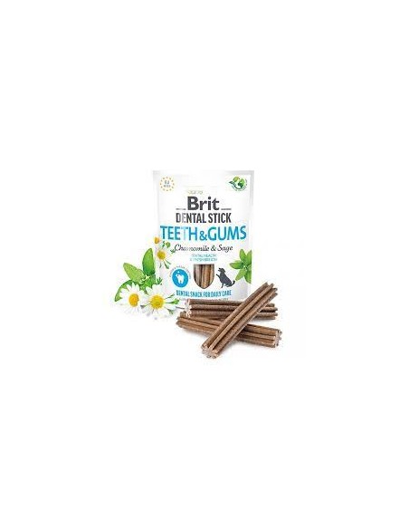 Brit Dental Stick skanėstas dantų sveikatai Teeth&Gums Chamomile&Sage 7 vnt. 251 g