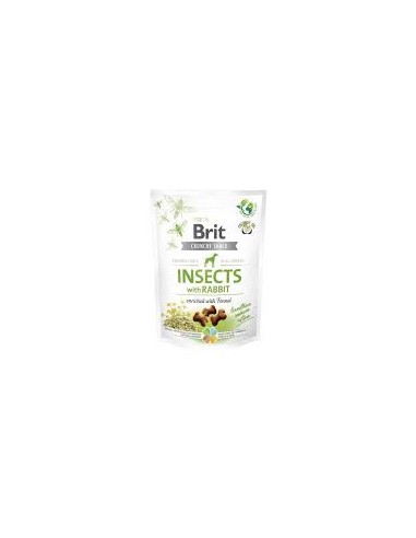 Brit Care Crunchy Cracker Insects with Rabbit skanėstai šunims 200 g