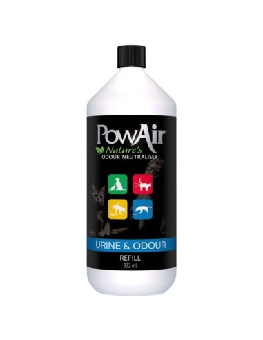 PowAir Urine & Odour, šlapimo kvapų ir dėmių valiklis, papildymas 922ml