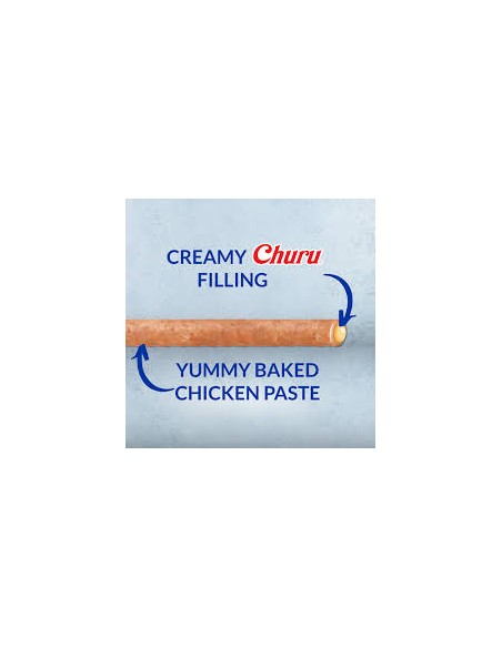 Churu Dog skanėstas Rolls Chicken Cheese, 8x12g