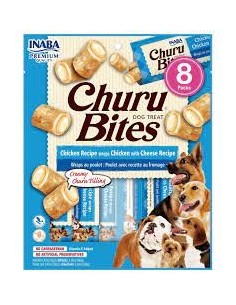 Churu Dog skanėstas Bites Chicken Cheese, 8x12g
