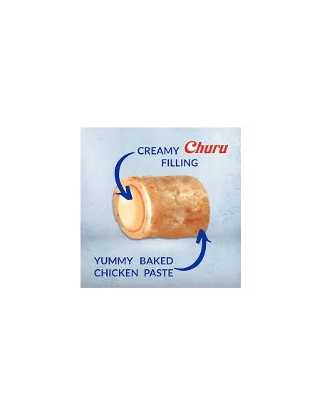 Churu Dog skanėstas Bites Chicken Cheese, 8x12g